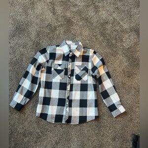 Boys Plaid Long Sleeve Button Up Shirt